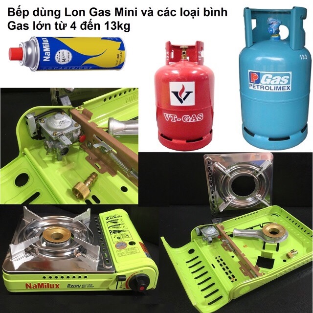 Bếp gas mini đa năng van 2 chiều Namilux PL1951PS