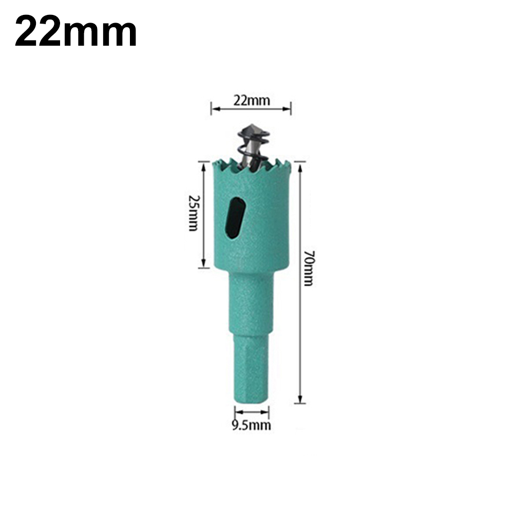 1pcs Bi-Metal Hole Saw Hss Drill Bit M42 Steel 16-50mm For Punching Pvc Board Plastic Wood Gypsum Board.