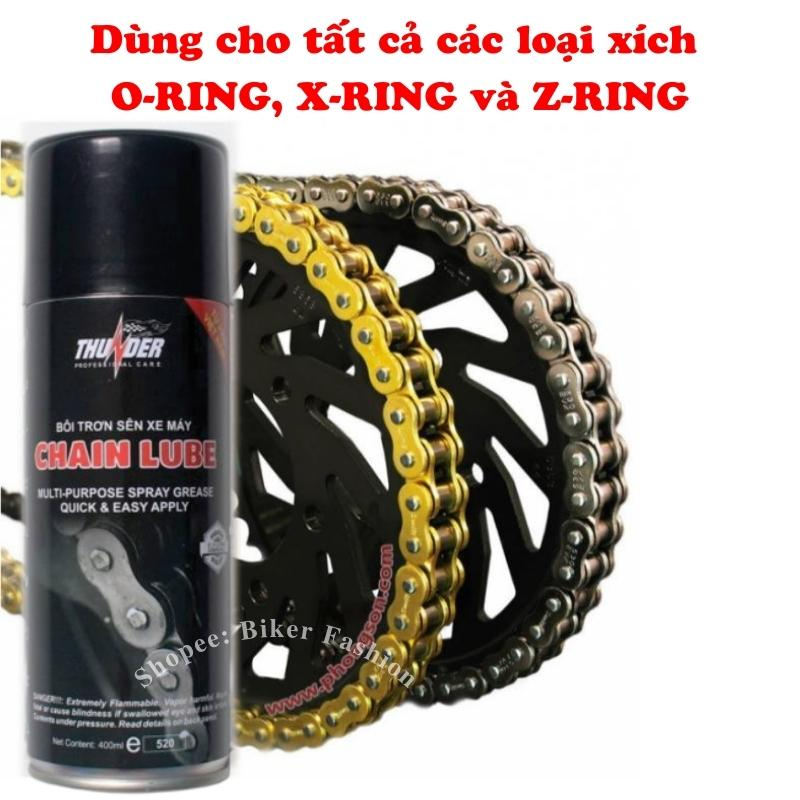 Combo Chăm Sóc Sên Xe Máy MC-40 + Thunder 400ml + Bàn Chải Chuyên Dụng