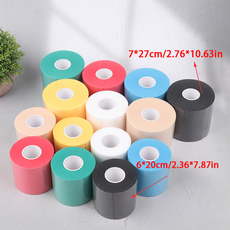 Foam Bandage Elbow Knee Pads Film Foam Underwrap Sports Pre-Wrap For Athletic Tape Sponge Skin Film Self-Adhesive Elastic Moyao. 