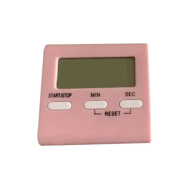 【Bestselling】 Digital Kitchen Timer Lcd Cooking Timer Strong Magnet Back For Cooking Baking Sports Games Kitchen Gadget Not Included