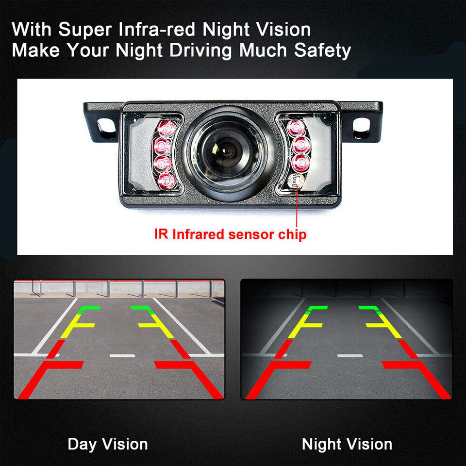 【COOL】 RCA AV Car Rear View Reverse Backup Camera Waterproof IR Night ...