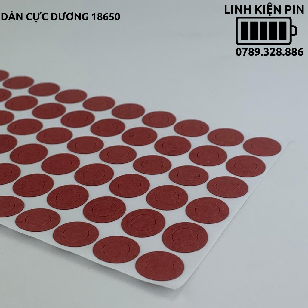 Miếng dán cực dương pin 18650 loại 1 cell 50 miếng