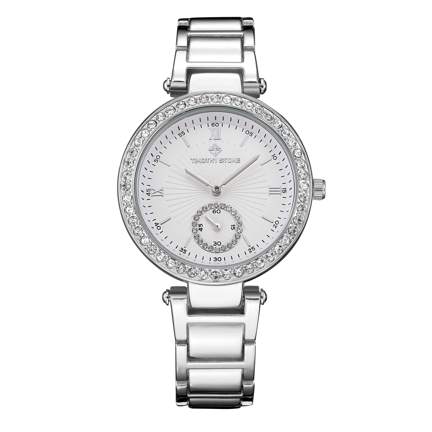 silver tone watch