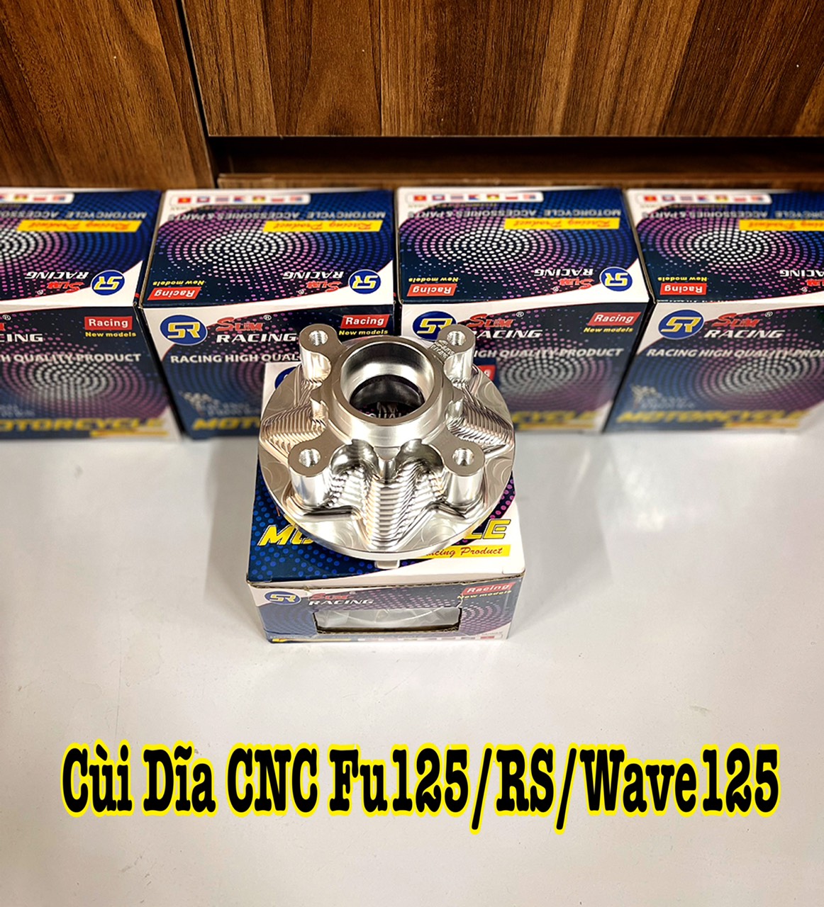 Cùi Dĩa CNC Fu125, RS, Wave 125 ( Chính Hãng Sum Racing )