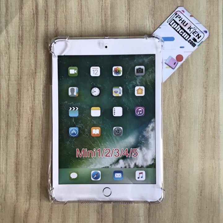 Ốp lưng ipad mini 1 - 2 - 3 - 4 - 5 dẻo trong suốt chống sốc