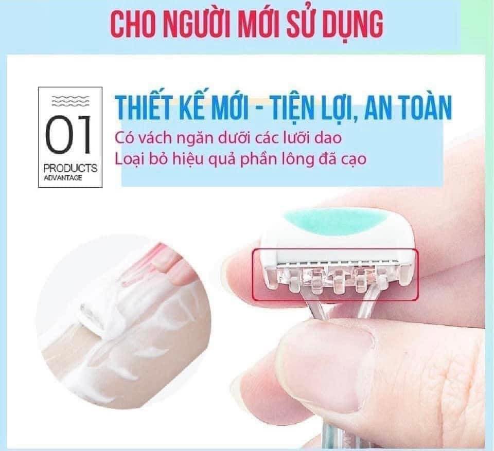 [Set 2 Dao Cạo] Dao Cạo Bikini Thân Nhựa Kai Bikini Line Razor