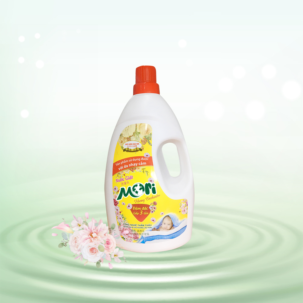 NƯỚC  GIẶT 3  MÙI  HƯƠNG  MORI 2 Lít