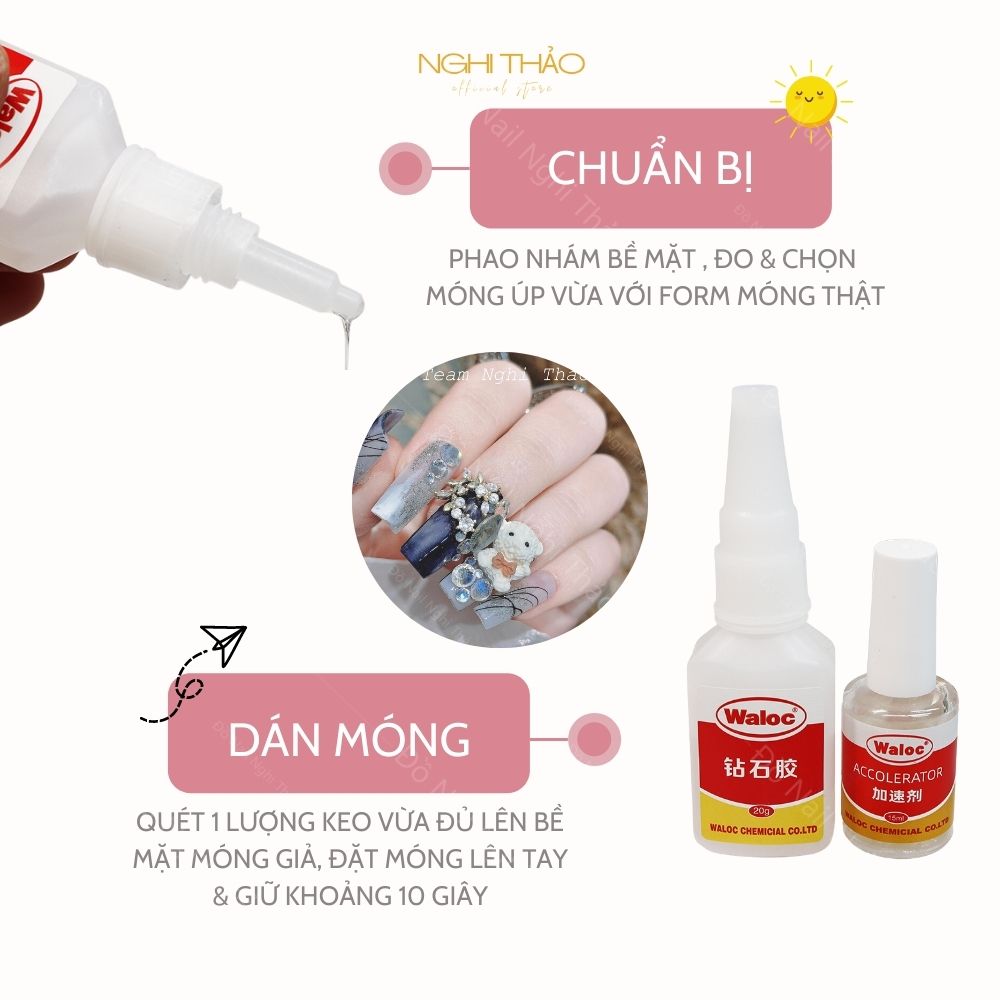 keo bê tông waloc gắn móng