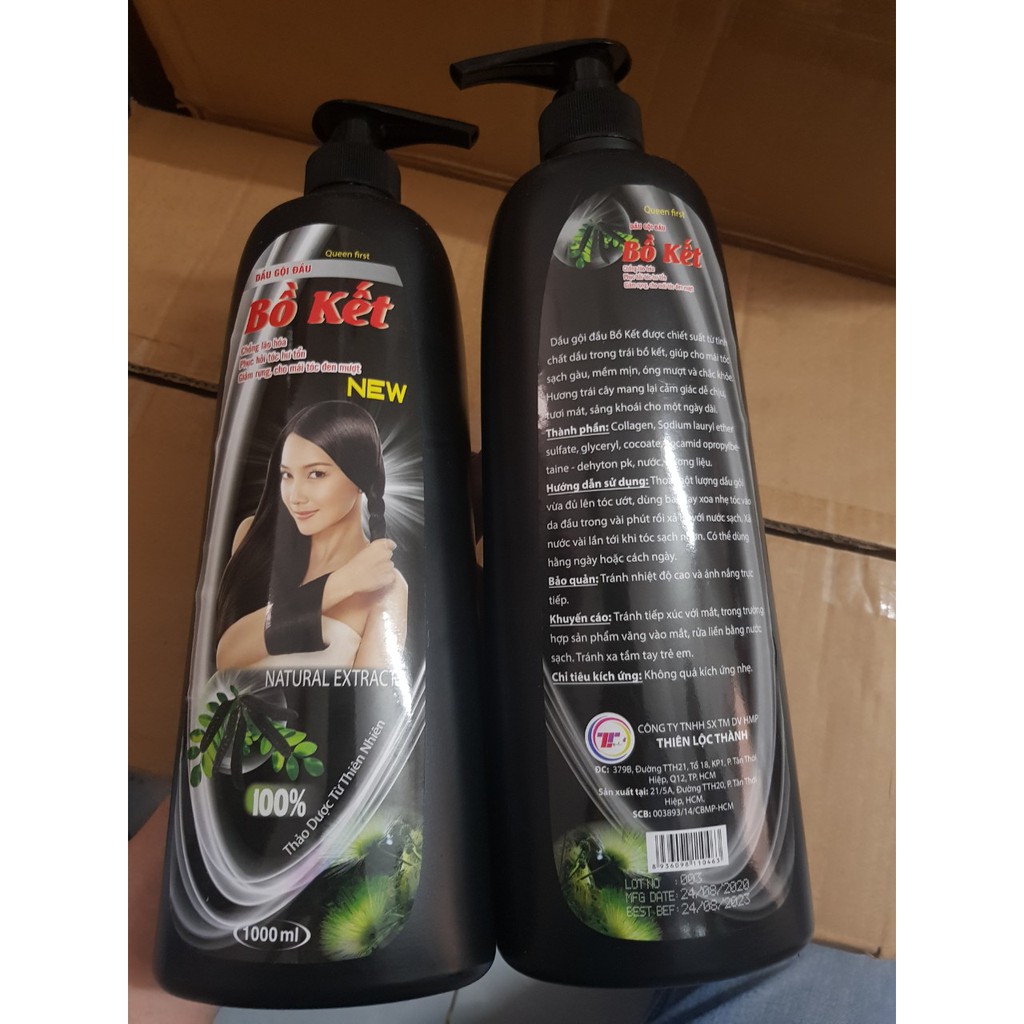Dầu Gội Đầu Tinh Chất Bồ Kết 1000ml