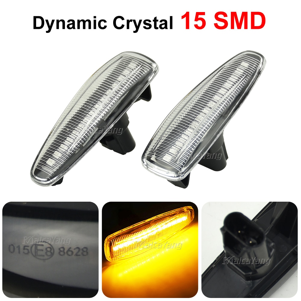 Turn Signal Side Marker LED Light For Mitsubishi Lancer Evolution Evo X Outlander Sport RVR ASX Mirage Dynamic Blinker Indicator