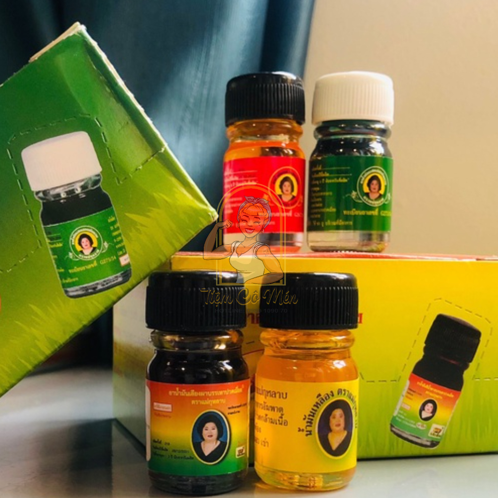 Dầu Gió Bà Mập (Dầu Gió Hoa Hồng - Dầu Bà Mập Thái Lan) - 3ml&23ml - Đủ Mùi
