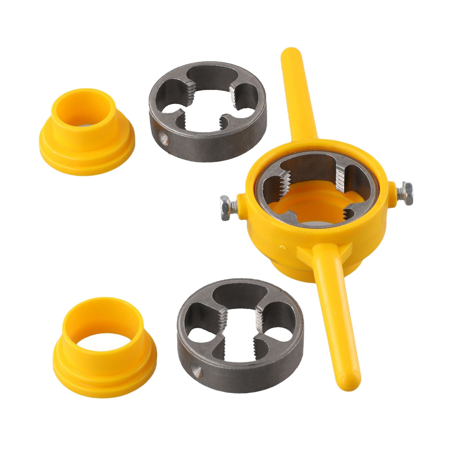 Easy to use 6pcs Manual Pipe Threader Tool for Plumbing PVC Thread Maker