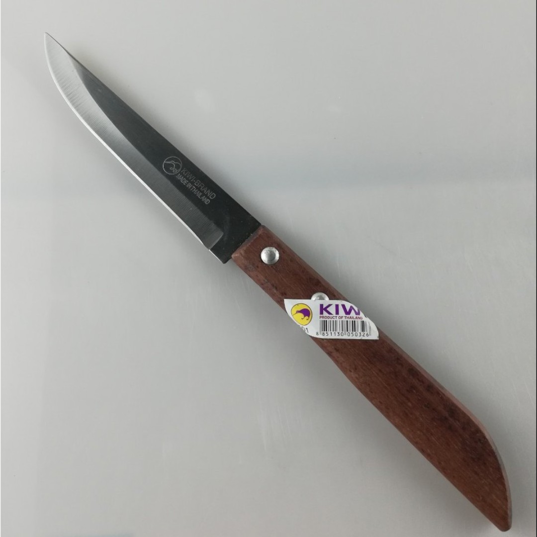 Dao Gọt Trái Cây Cán Gỗ Kiwi Mũi Nhọn - 501