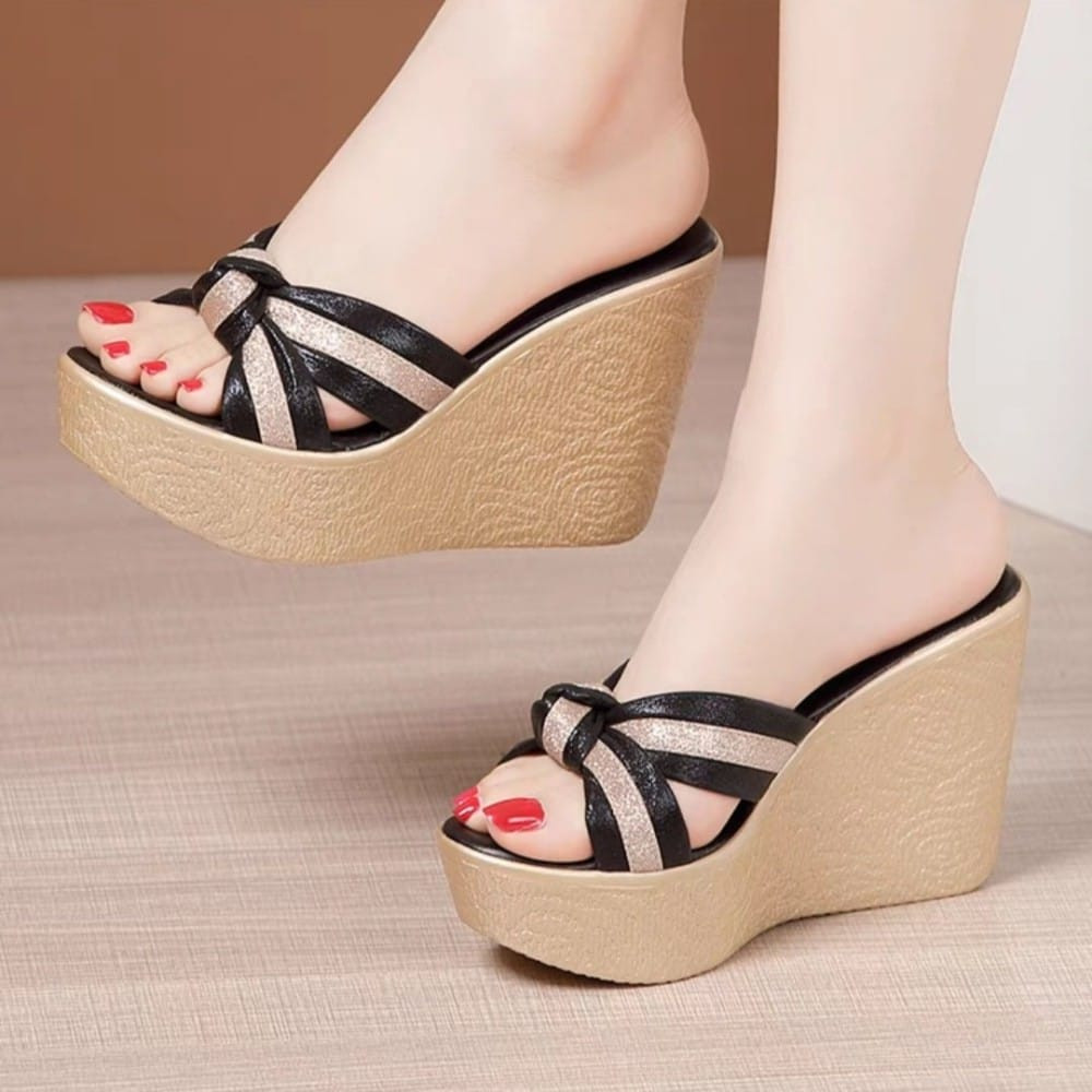 DÉP XUỒNG QUAI CHÉO SỌC 10P