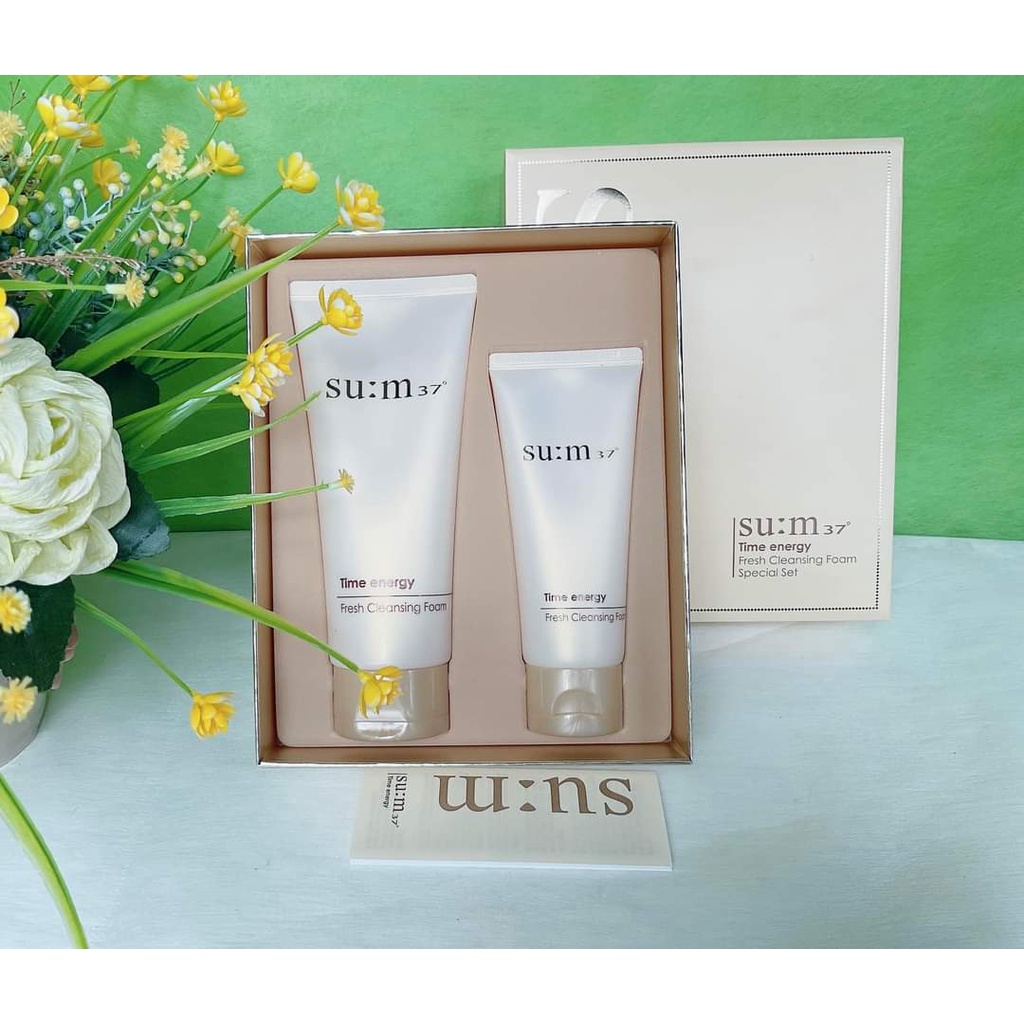 Set sữa rửa mặt SUM TIME ENERGY Hàn Quốc