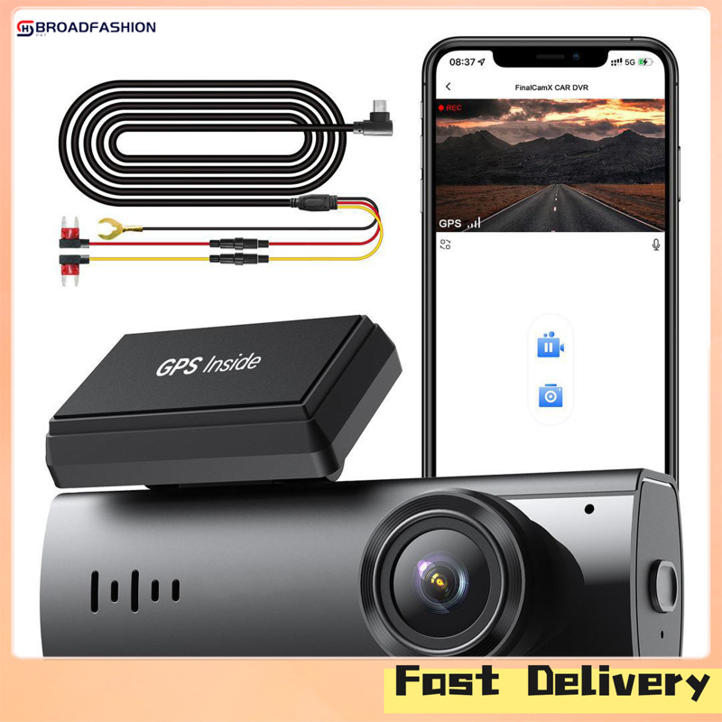 Dash Cam, 1080P Car Camera Front and Rear, 170° Wide Angle Driving Recorder  for Cars Optional GPS