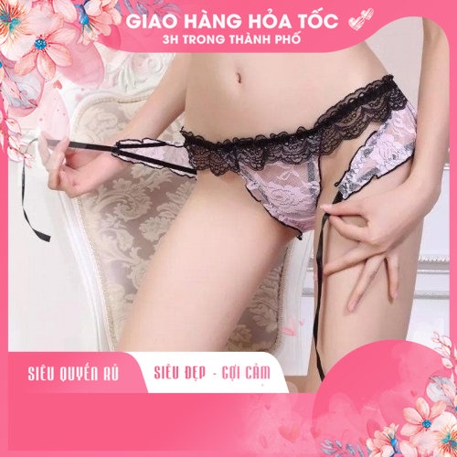Quần lót nữ phối ren 2 lớp cao cấp - lớp ngoài tháo rời 0108