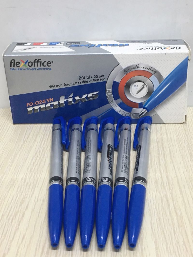 Combo 10 Bút Bi Thiên Long Flexoffice FO-024