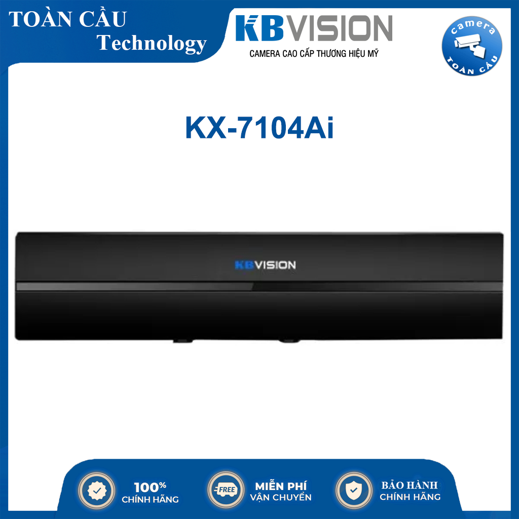 [100% CHÍNH HÃNG]Đầu ghi hình 4 / 8 kênh KBVision KX-7104Ai / 7108Ai hỗ trợ chức năng SMD Plus giúp...