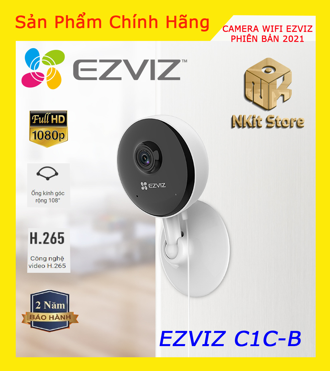 Camera Ezviz C1C-B Hàng chính hãng