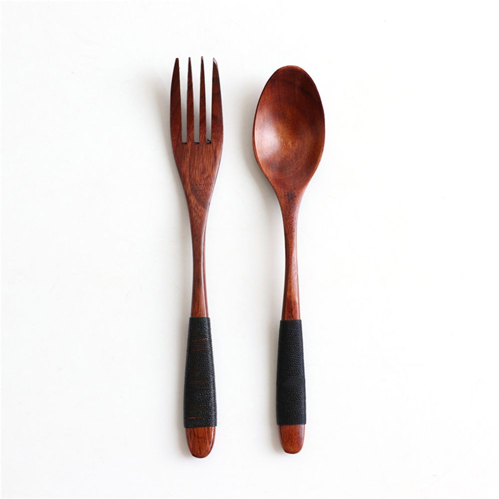 Wooden%20Natural%20Soups%20Cereal%20Utensil%20Kitchen%20Supplies%20Spoon%20Dinnerware%20Sets%20Tableware%20Fork%20-%20Image%209