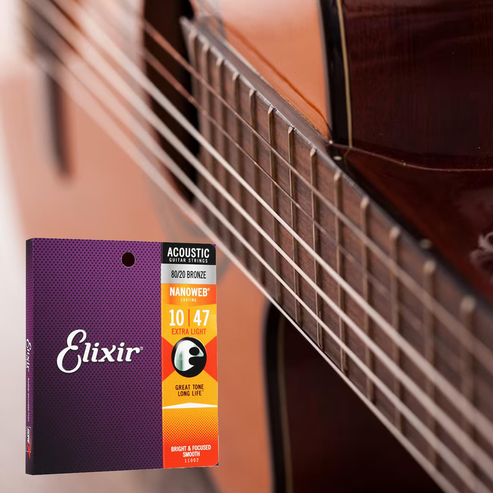 Kowaku 6x Dây đàn Guitar Acoustic dây đàn guitar cho Accs phụ tùng các thành phần