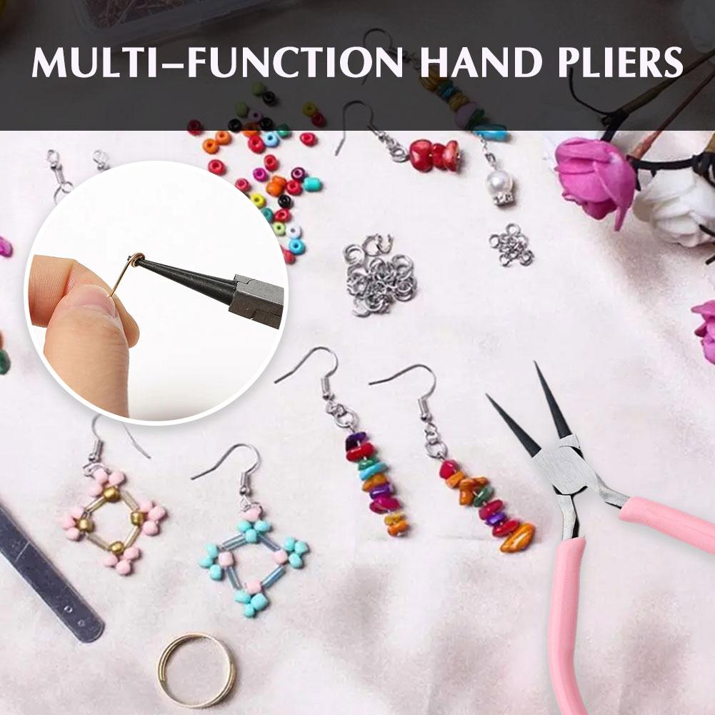 Mini Non-slip Hand Pliers Multi-function Manual Round Nose Tool Small Pliers Pliers A0M5