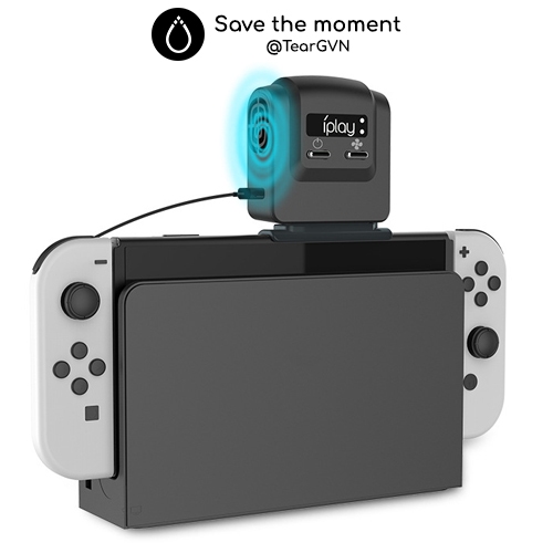 Quạt tản nhiệt mini đa năng IPLAY cho Nintendo Switch Oled / Switch v1,2 / Switch Lite