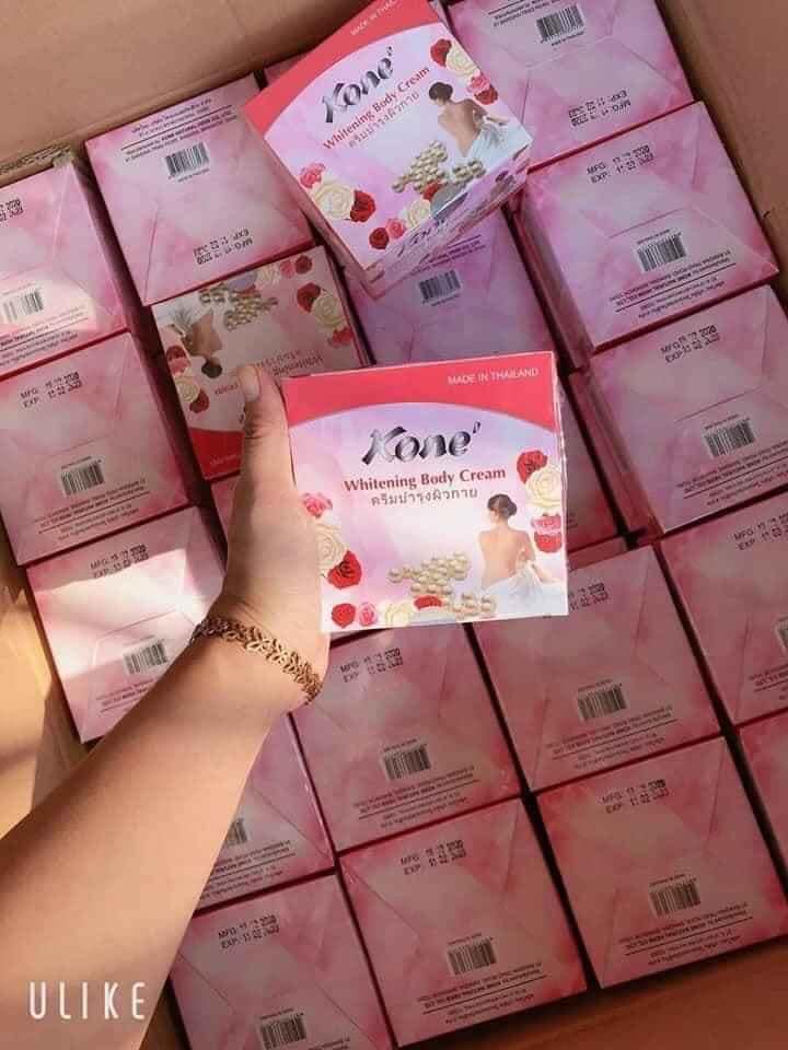 Kem body siêu trắng Koné Thái Lan (hoa hồng+ngọc trai)
