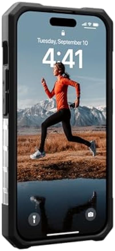 UAG Case Compatible with iPhone 15 Pro Max 15 Plus Case Plasma Ice Rugged Transparent Clear Military Grade Drop Tested Protective Cover