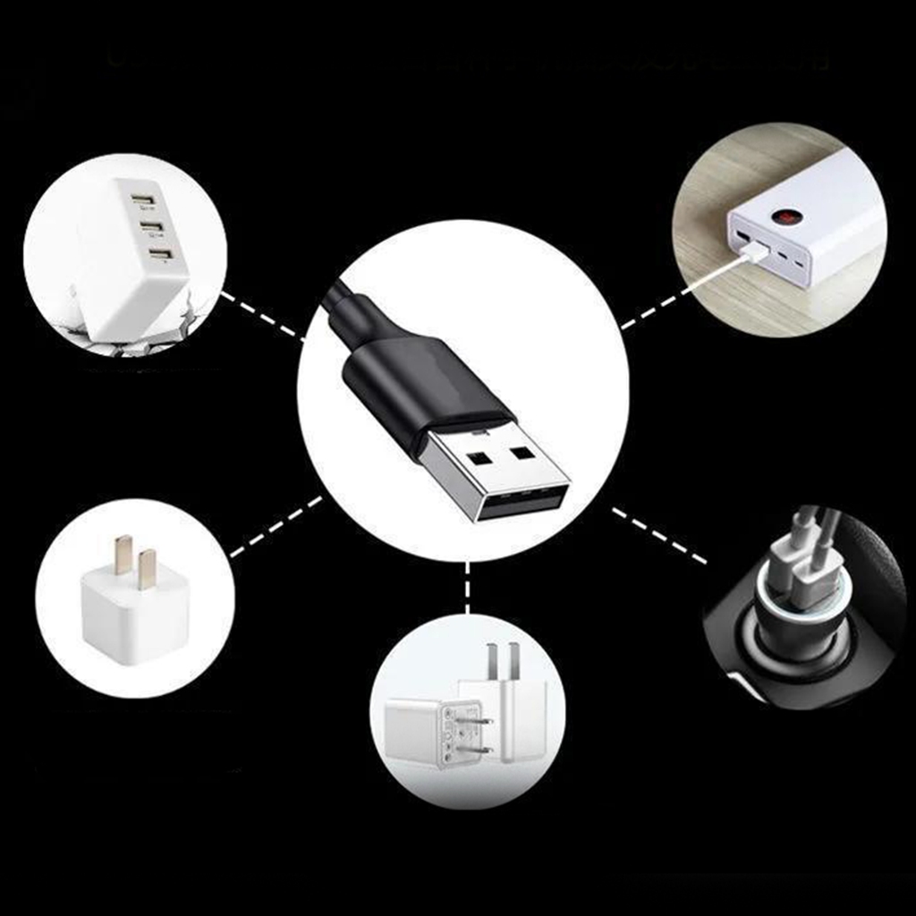 Máy sủi oxy mini USB 2 vòi sục khí bể cá