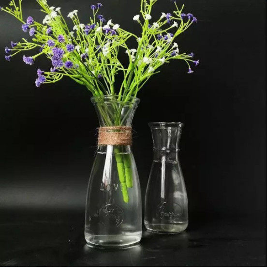 [HÀNG CHẤT LƯỢNG] Bình Hoa Thủy Tinh Eo Trang Trí  350ml 500ml
