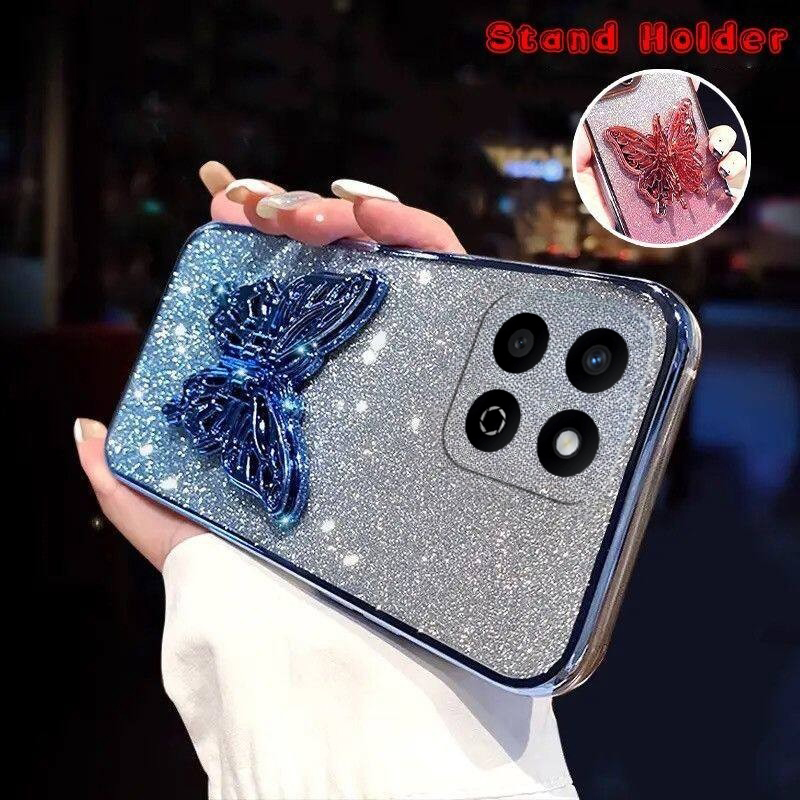 XINYEXIN Glitter Case For Honor 90 5G, Glitter Bling Case For Women And - View #6