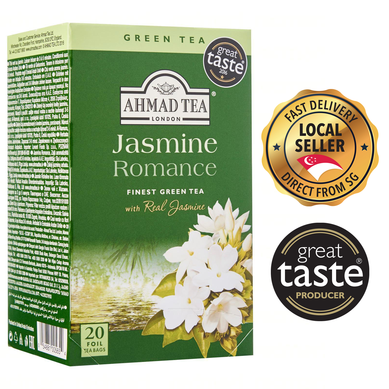 Ahmad Tea Jasmine Romance Green Tea 20s Lazada Singapore