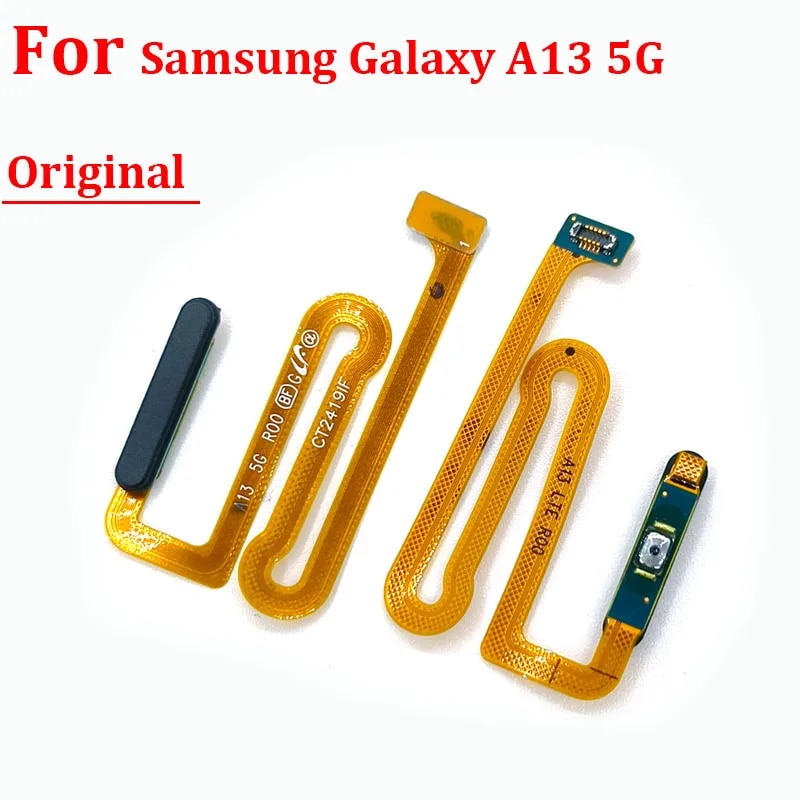 For Samsung Galaxy A13 4G 5G Fingerprint Button Sensor power switch Flex Cable Replacement Repair Parts. 