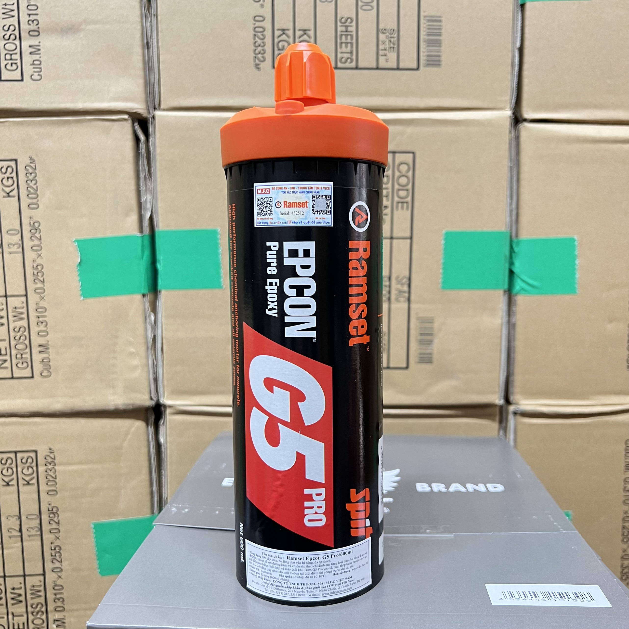 Keo cấy thép Ramset Epcon G5-650ml