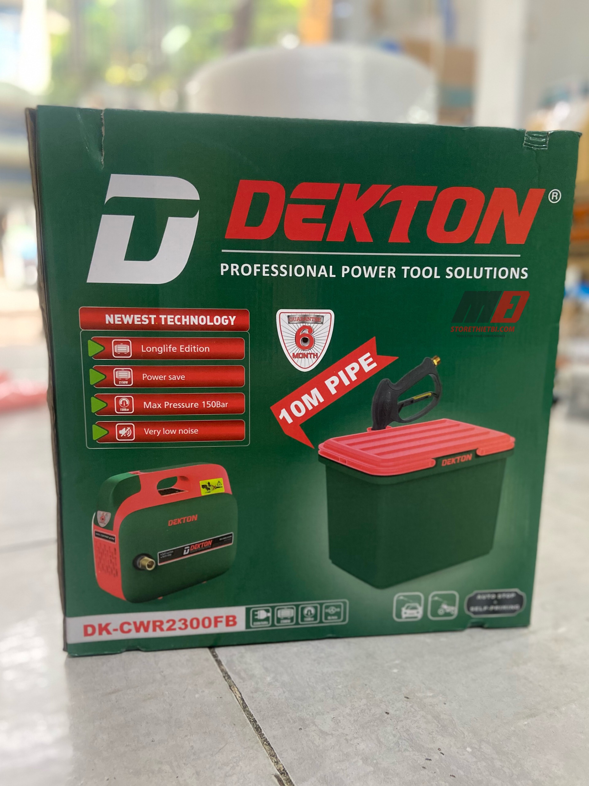 Máy  rửa xe Dekton công suất 2300W CWR2300FB