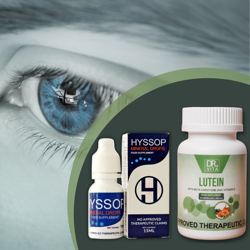 "Better Eyes for A Better Life" 1 Bottle (30 Capsules) Dr. Vita Lutein