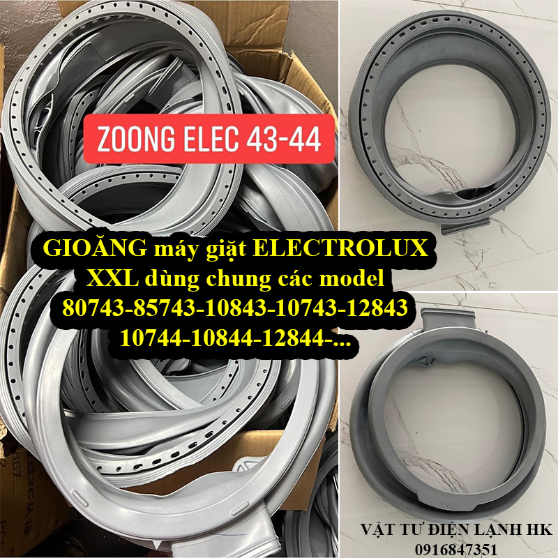 Gioăng cửa máy giặt electrolux 80743 85743 10844 10744 12844 10743 10843 12843 807120005 ron elec zoang cao su xxl