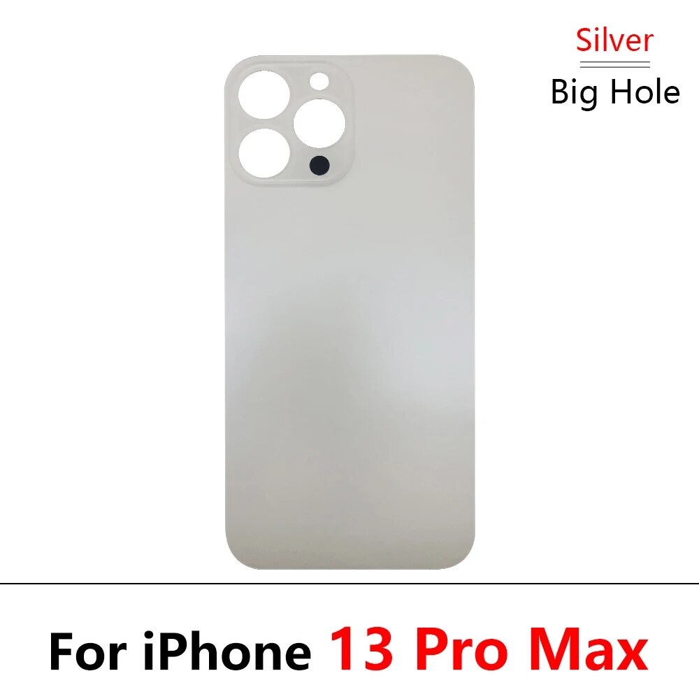 For iPhone 13 Pro Max 13 mini Back Glass Replacement Big Hole Back