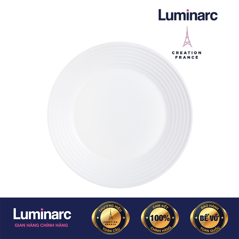 Bộ 6 Đĩa Thuỷ Tinh Luminarc Harena 19cm- LUHAN5414