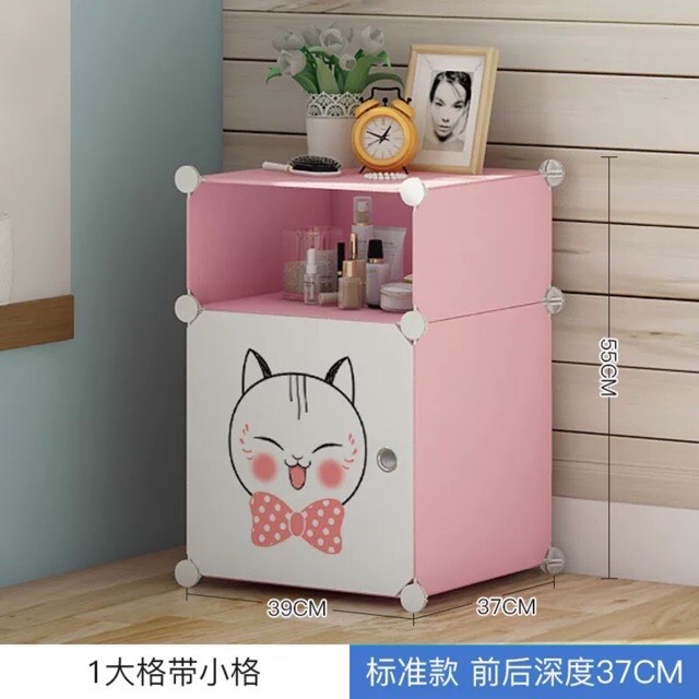 TỦ NHỰA LẮP GHÉP ĐẦU GIƯỜNG