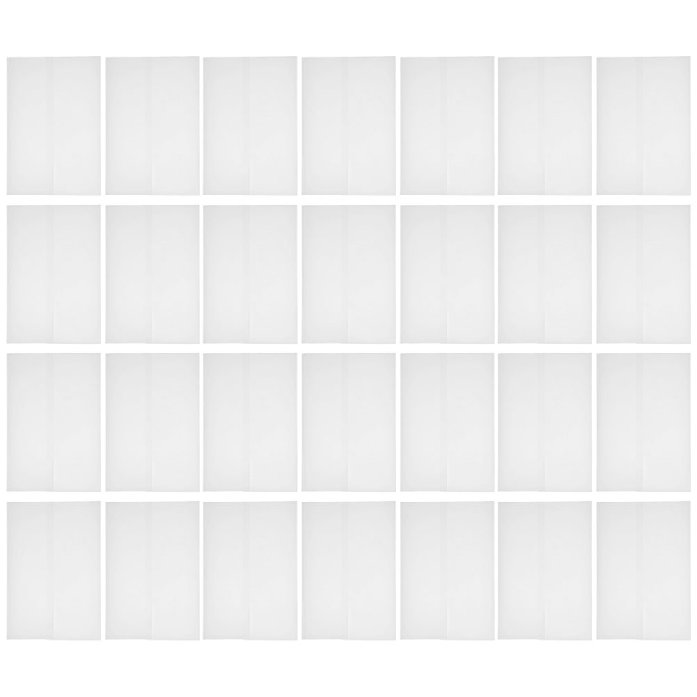 【SmartHorizon】50 Pcs Wedding Invitation Paper Envelope Blank Greeting Cards Clear Blank for Letters Portable Translucent. 