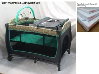 playpen with changing station