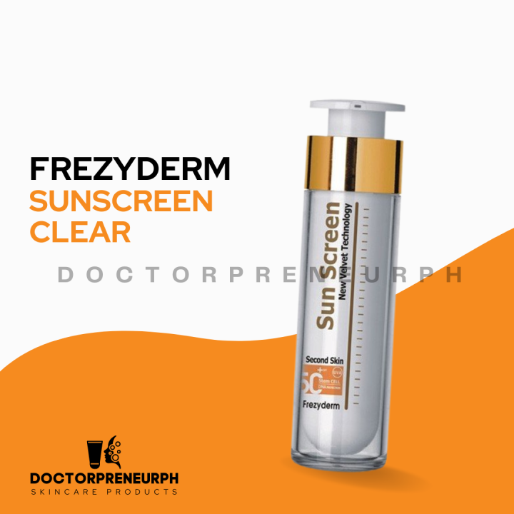 frezyderm sunscreen clear