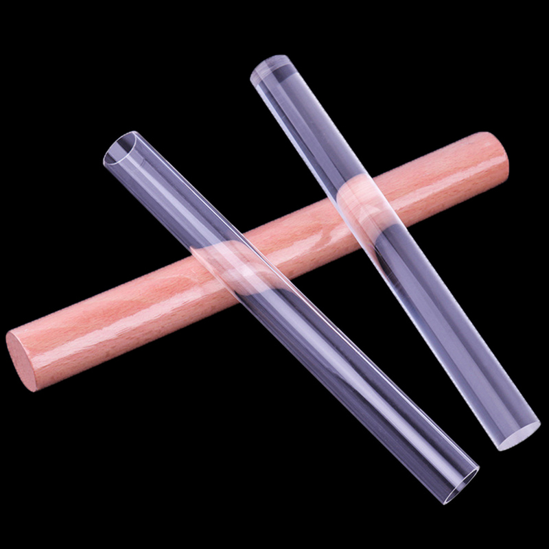 Graceful Rắn trong suốt gốm đất sét Con lăn Acrylic Đất Sét Polymer đất sét lăn con lăn dính công cụ tự làm công cụ gốm thủ công