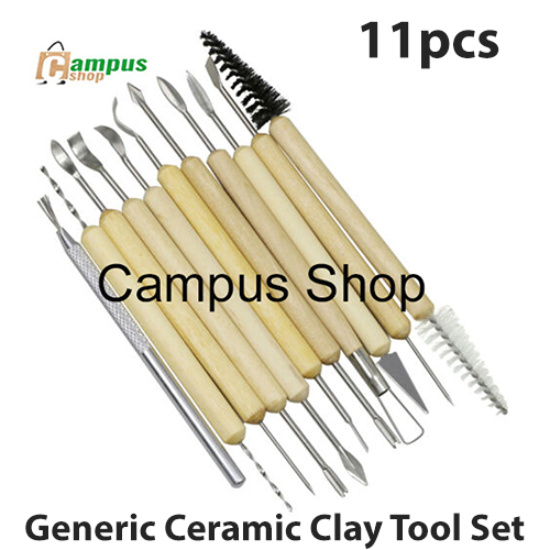 Generic Ceramic Clay Tool Set - 11 Pcs.