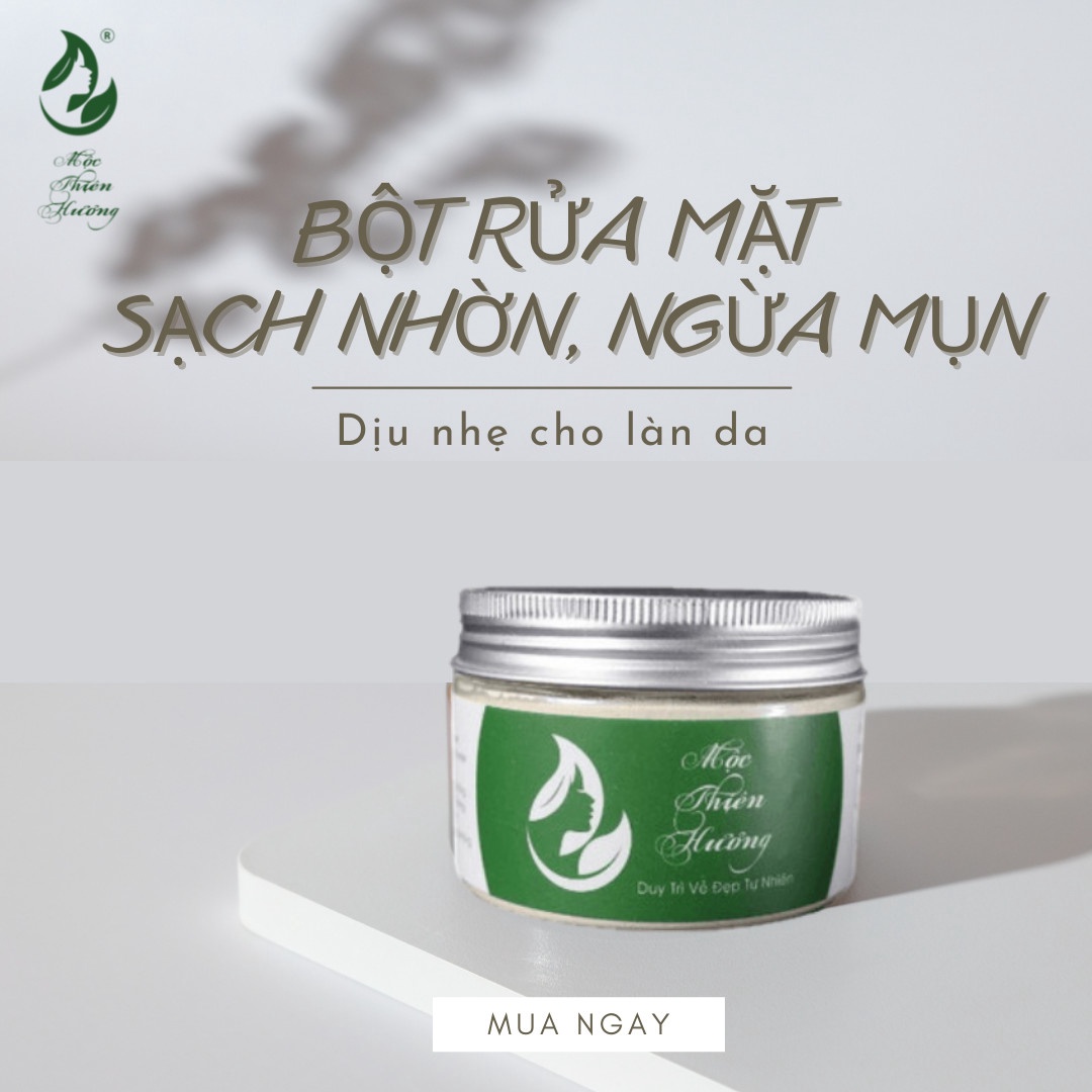 Bột Rửa Mặt Thảo Dược 100g - Mộc Thiên Hương