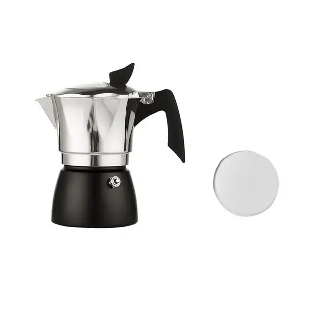 Moka Pot Italian Coffee Machine Espresso Aluminum Geyser Coffee Maker Kettle Latte Stove Coffee Barista Accessories Cafe Tool